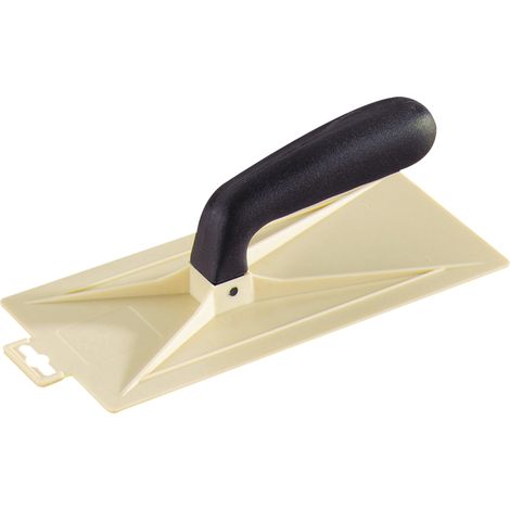 L'Outil Parfait – Platoir à gréser rigide 3mm – Dimensions 28 x 13cm – Poignée renforcée en plastique – Pour application précise