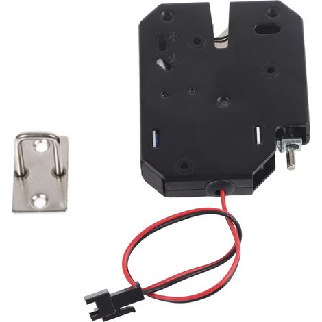 Serrure Électrique DC 12V 2A Acier Au Carbone Verrou Électrique Interrupteur D'éclairage Pour Casiers Électromagnétiques (1/5)