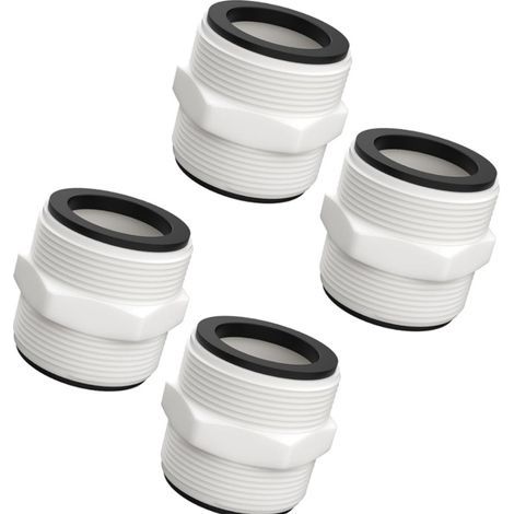 Raccord à 2 voies pour pompes de piscine de fond de 1,5 pouce compatible avec le raccord de tuyau de piscine Intex Coleman (une pièce) (1/5)
