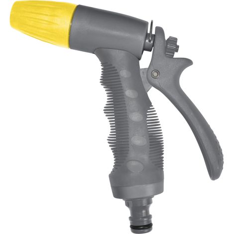 Pistolet Jet Réglable Anti Dérapant Bi Matière Arrosage Précis et Confortable avec Prise en Main Sûre