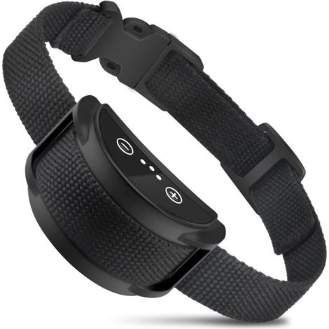 Anti-Bell-Halsband für Hunde, Anti-Flucht-Halsband mit Kapsel, wiederaufladbares Halsband, automatisches Trainingshalsband, 5-stufige Vibration, Regen, Schnee, Schlamm, MUMU (1/4)
