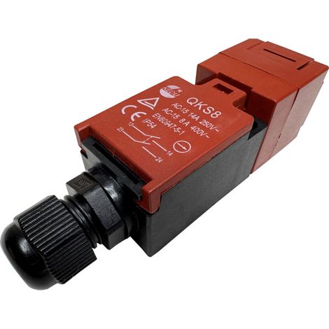 KEDU QKS8 Sicherheit Schlüsselschalter 14A Maschine Türschalter 250V/400V für Abricht- & Dickenhobel (1/3)