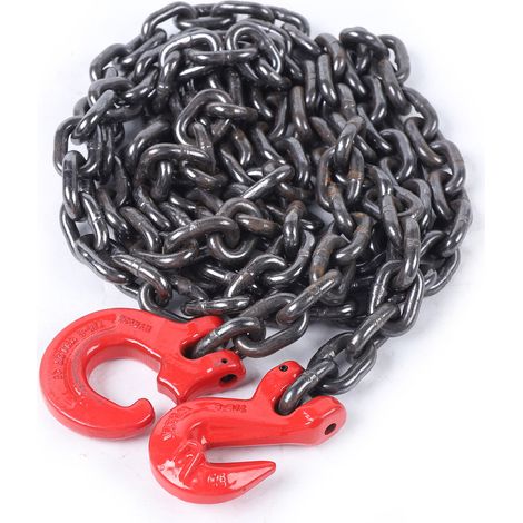 YISSALE - Werkzeug - Einfachstrang-Hebekette 8 mm x 3 m, Hebekette, Kettengehänge, 2-Tonnen-Hebekette, maximale Tragfähigkeit 2 Tonnen. (1/5)