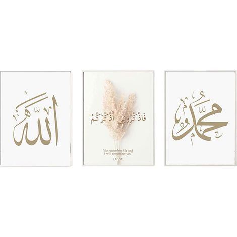 Quadro Tela Poster Set 3 Pezzi 60x90 cm Arte Araba (1/5)