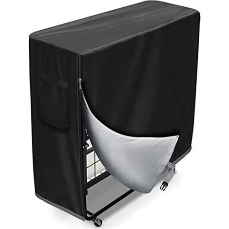 Housse de rangement pour lit pliant – Avec fermeture éclair – Imperméable, cordon ajustable – 99x38x114 cm (1/5)