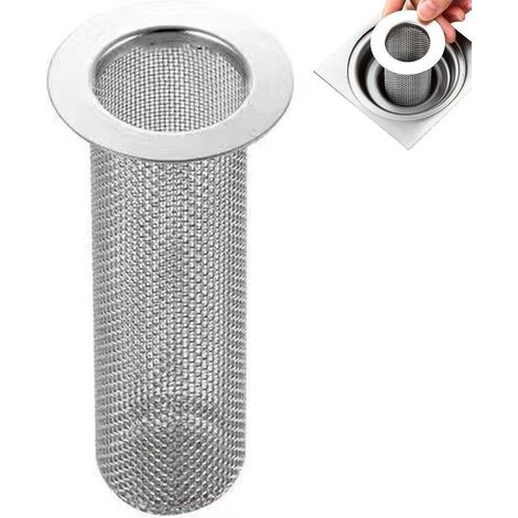 Badezimmersieb  Spülenfilter  Utility, Geneigt, Wäscherei, Wohnmobil und Toilette  Haarfängerfilter, Duschrohre aus Edelstahl