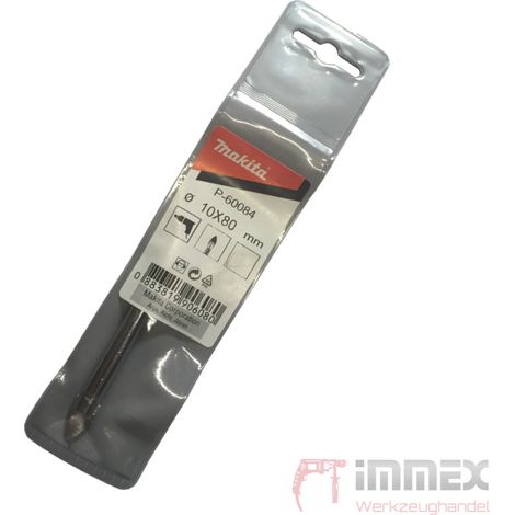 Makita Fließenbohrer Glasbohrer 10X80mm P-60084