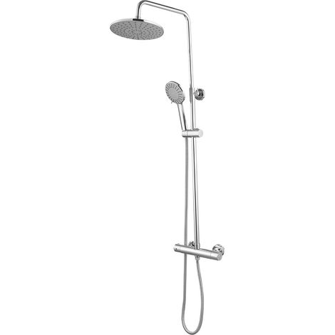 OCEA Colonne de douche thermostatique hauteur réglable Chrome brillant (1/5)