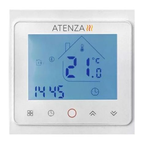 Thermostat connecté Wifi avec programmation hebdomadaire – Contrôle à distance – Plage de température -5 à 50°C – Précision ±0.5°C – Atenza (1/4)