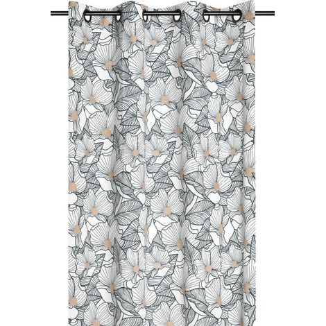 Baumwollvorhang mit Ösen, EUGENIE, 140 x 260 cm (1/3)