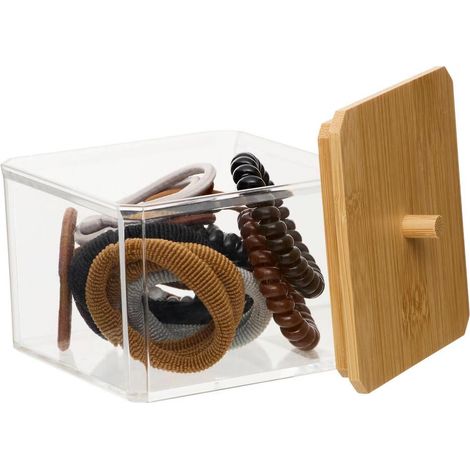 Boîte de 20 Élastiques à Cheveux "Selena" 9cm Transparent (1/4)