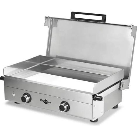 Krampouz Club Double Plancha Inox 4000 W Gas