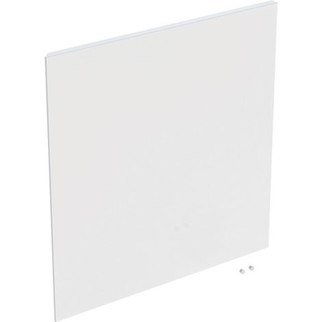 Porte GE pour meuble suspendu carré, 45x46cm, blanc brillant