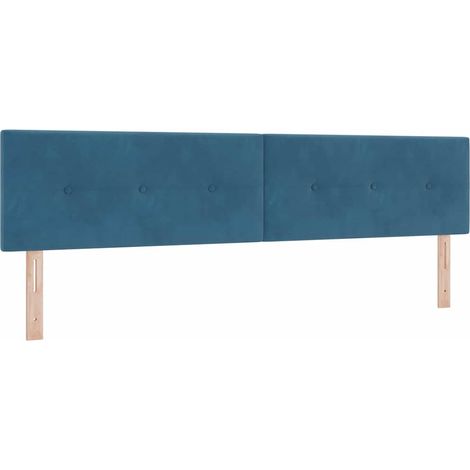 Maison Exclusive - Tête de lit Bleu foncé 200 cm Velours