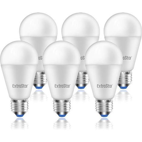 EXTRASTAR Ampoule Led E27 15 W A60, Culot Edison à vis E27 6500 K Blanc froide, Non Variable (1/3)