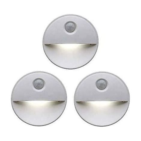 Veilleuse LED à Détecteur de Mouvement Sans Fil, Lumière d'Ambiance Apaisante pour Armoire de Salle de Bain et Escalier (1/4)