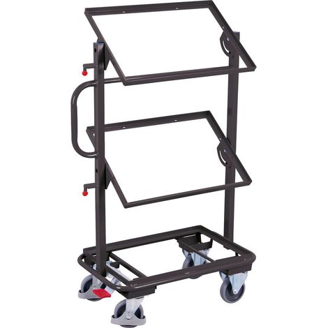 VarioFit Beistellwagen ohne Böden neigbar RAL 7016 (1/2)