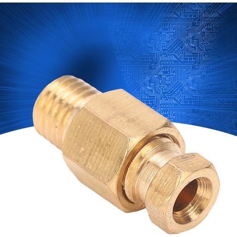 Connecteur de tuyau d'huile coulissant droit pour carte interne PD, tuyau en cuivre, tuyau en nylon, buse d'huile PD408 (1/5)