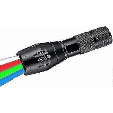 Lampe torche multicolore 4 en 1 pour activités de plein air (1/5)