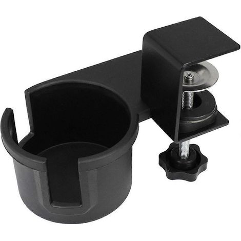 Clip porte-gobelet avec bord noir pour bureau. (1/5)