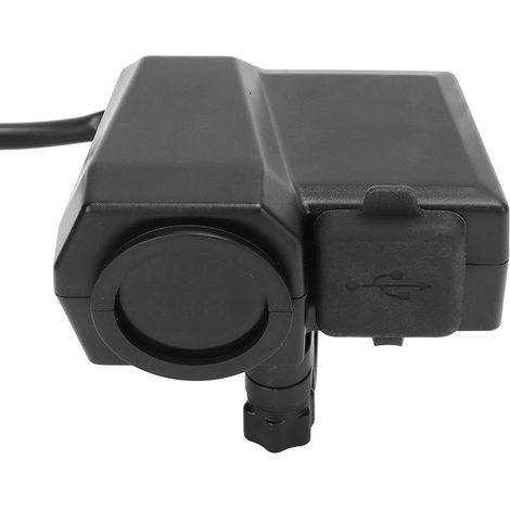 Chargeur Moto 10-24V USB-C avec Écran LED Couleur Voltmètre Thermomètre Universel (1/5)