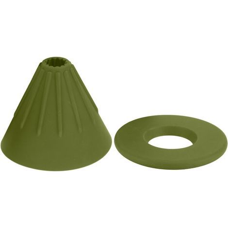 Jeffergarden Filtre à café en résine de silicone réutilisable, filtre goutteur, accessoire de Machine à café pour la maison et l'extérieur, vert (1/5)