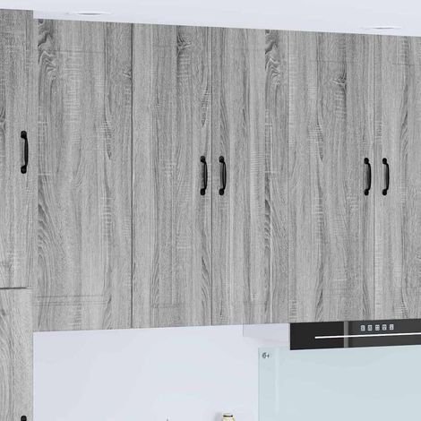 vidaXL Armadietto a muro LUCCA Grigio Sonoma 60 x 31 x 100 cm