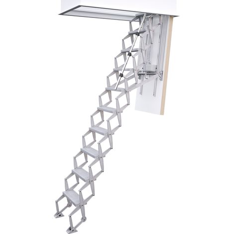 Roto Scherentreppe Elektro bis 279cm Raumhöhe 120x70cm Rohbaumaß