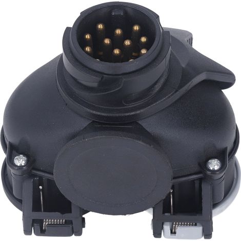Adaptateur remorquage 13 broches vers double 7 broches 12V, convertisseur 12N 12S pour caravane, camping-car, réfrigérateur et appareils, prise de remorque (1/5)