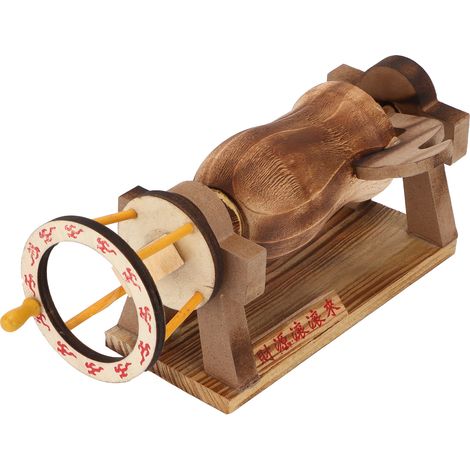 Machine à popcorn pour perroquet, jouet en bois à mâcher et à escalader, éducatif et interactif pour l'entraînement des oiseaux. (1/5)