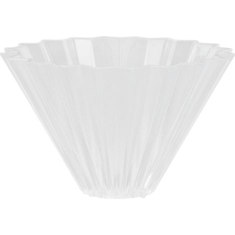 Filtre à café réutilisable en résine conique pour préparation manuelle - Dripper transparent pour cuisine (1/5)