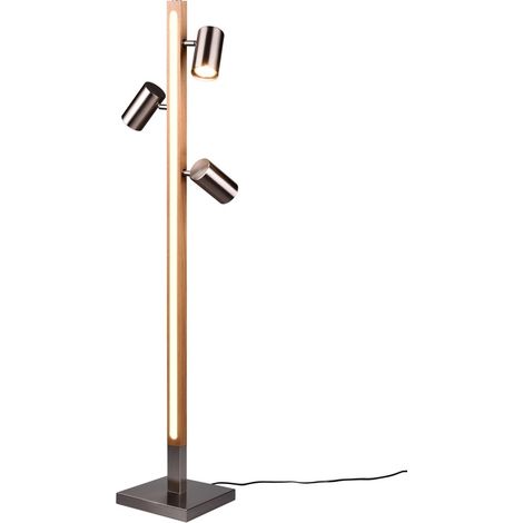 Lampadaire design Marley nickel - 412510407
