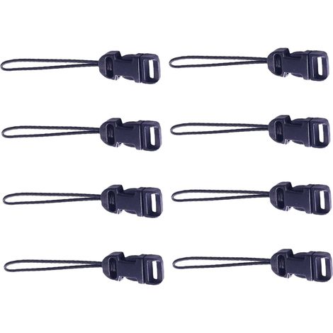 Attache Rapide Appareil Photo Boucle Qd à Dégagement Rapide en Abs Solide, Kit de 8 Pièces pour Sangle D'appareil Photo et Robuste (1/5)