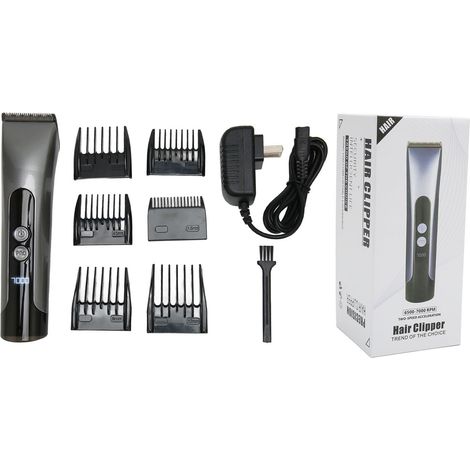 Coupe-cheveux professionnel électrique, tondeuse à barbe et cheveux pour salon de coiffure, prise américaine 100-240V. (1/5)