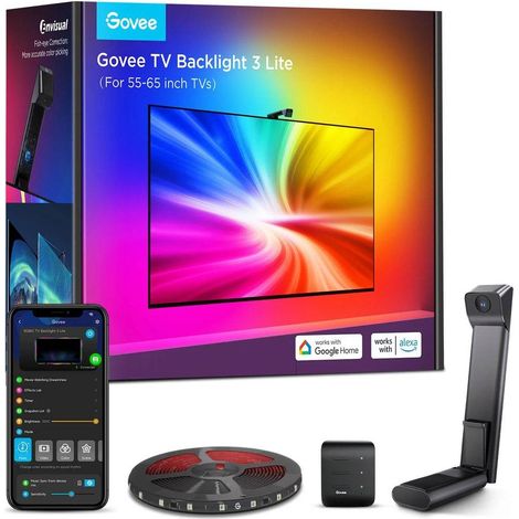 Govee H6099 Ruban LED Noir 3,6 mètres RGBIC+W (1/3)