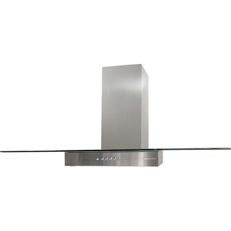 Barriviera Cappa Diamante 90 cm. in vetro 3 livelli di velocità classe C (1/4)