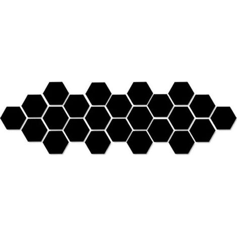 12 Pieces Acrylic Mirror Wall Stickers Self Adhesive Removable Hex Decorative Mirror Sheet for Home Living Room Bedroom Decor