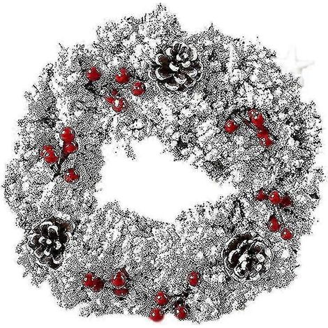 Guirlandes de Noël, décorations de Noël, guirlandes pour porte, guirlandes décoratives, guirlandes de Noël pour les fêtes de Noël et du Nouvel An (1/5)