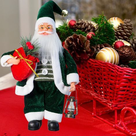 Décoration de Noël, Père Noël 40 cm, décoration d'extérieur, décoration de jardin, intérieur/extérieur, accessoire familial, décoration de pelouse. C. (1/5)
