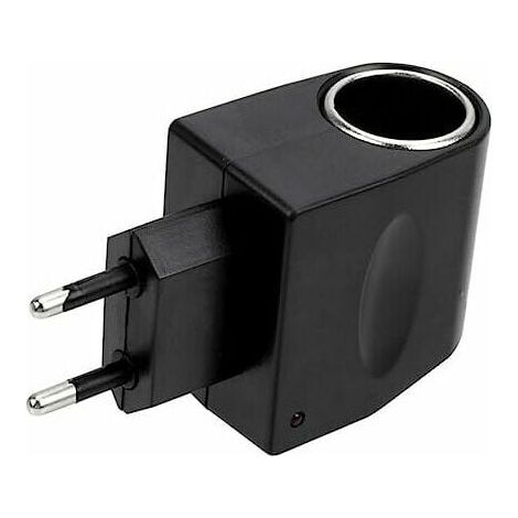 Adaptateur de convertisseur d'alimentation de Voiture, convertisseur d'adaptateur abaisseur 220V AC à 12V DC 500mA 6W onduleur Adaptateur de Prise Allume-Cigare