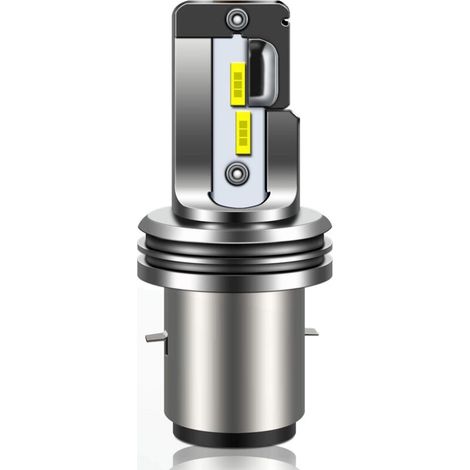 Ampoule BA20D LED 12V 18W – Feu de route/croisement 6000K – IP68 étanche – Installation plug and play – Lumière blanche froide