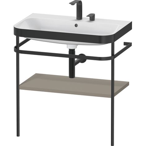 Duravit Happy D.2 Plus c-bonded Set avec console métallique,