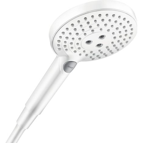 Hansgrohe Raindance Select S - Duschkopf 120, 3 Strahlen, EcoSmart, weißmatt 26531700 (1/3)