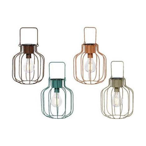 LAMPARA SOLAR COLGAR EXTERIOR 15X18 CM