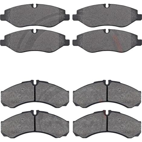 KIT PASTIGLIE FRENO ANTERIORI E POSTERIORI compatibile con IVECO DAILY LINE AUTOBUS / PASTIGLIE FRENANTI AUTO OEM 37633  37743,37113  37638 / SOSTITUZIONE DIRETTA / BASSA POLVERE / SILENZIOSO