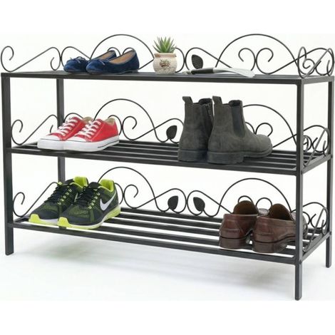 Schuhregal Mi-3 Regal 92 cm Schuhschrank 21235 Schuhablage Metall Schmiedeeisen