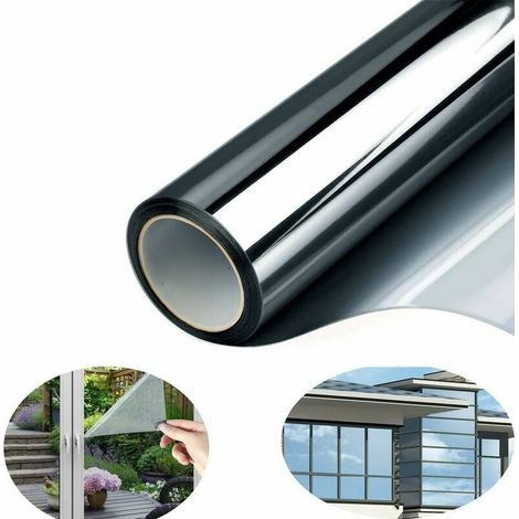 Fensterfolie – UV-Schutz – Einwegspiegel – Selbstklebend – 40 x 200 cm (1/5)