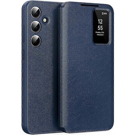 5G-Handyhülle aus Leder mit Kartenhalter, praktischem Sichtfenster, Rundumschutz, kompatibel mit den meisten Modellen, hochwertige Verarbeitung, elegantes und praktisches Design. (1/5)