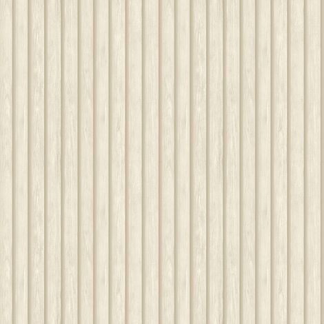 Holden Decor Wood Slat Light Natural Faux Wooden Panel Effect Wallpaper (1/3)