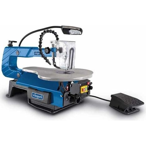 SCROLL SAW CUT WITH FOOT SWITCH PLASTIC METAL PLASTER SCHEPPACH DECO XLS